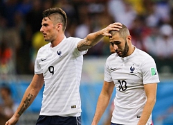 Benzema coi thường Giroud trước sự chứng kiến của Ronaldo