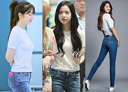 Dàn mỹ nhân Kpop khi diện quần jeans áo trắng: Thước đo nhan sắc chuẩn là đây, một mỹ nhân nhờ vậy mà bỗng nổi sau 1 đêm