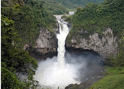 Hố tử thần nuốt chửng thác nước lớn nhất Ecuador