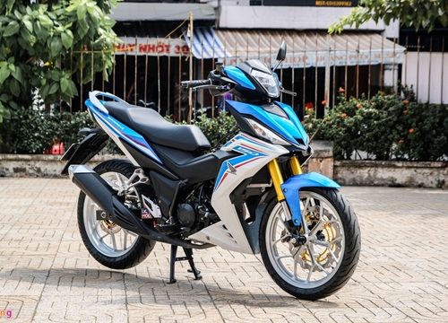 Honda Winner của biker TP.HCM nổi bật với giảm xóc BMW