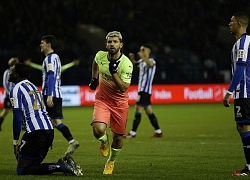 Aguero ghi bàn duy nhất đưa Man City vào tứ kết FA Cup