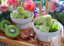 Cách làm kem kiwi thơm ngon mát lạnh