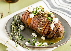 Khoai lang nướng Hasselback: Món Tây ngon dễ làm