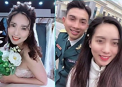 Đám cưới mùa COVID-19: Chú rể ở lại đơn vị làm nhiệm vụ chống dịch, cô dâu một mình cử hành hôn lễ