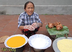 Trình độ nấu ăn của bà Tân Vlog ngày càng "xịn" rồi này: xem bà rán đùi gà siêu to khổng lồ mà trơn tru, làm đủ các bước mà còn chín vàng giòn