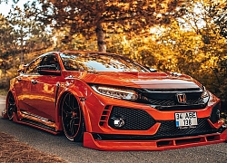 Cận cảnh Civic Type R "siêu hạ gầm" với bộ body kit từ Thổ Nhĩ Kỳ