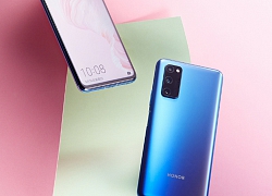 Honor 30S lộ hình ảnh render với thiết kế mặt lưng in hình họa tiết cánh bướm và cụm camera sau hình chữ nhật chất lừ