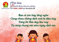 Thú vị thiếu nhi vận dụng '5 điều Bác Hồ dạy' phòng chống Covid -19