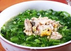 Tuyệt chiêu nấu canh rau cải cá rô đồng không bị tanh cho bữa ăn gia đình dân dã