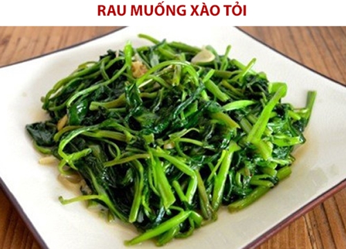 Cách xào rau muống không bị đen, xanh mướt như nhà hàng