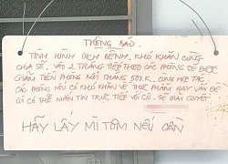 Chủ nhà bớt tiền thuê, nhắn khách: 'Hãy lấy mì tôm nếu cần'