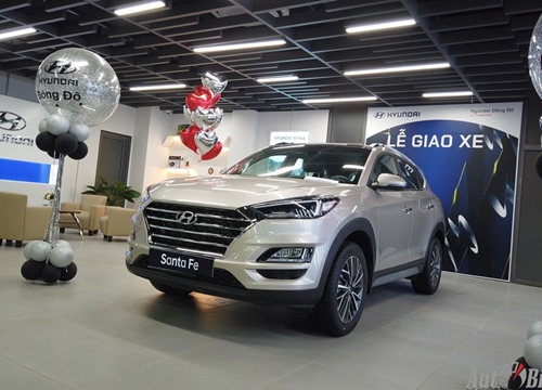 Giá lăn bánh Hyundai Santa Fe 2020