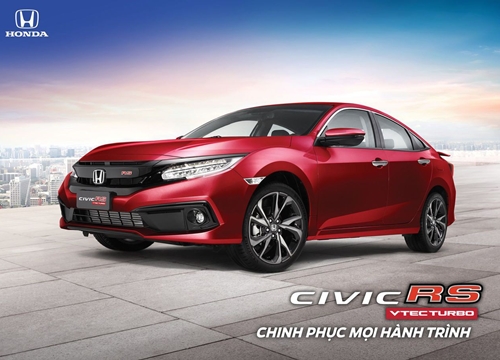 Honda Civic RS 2020 bổ sung thêm màu sơn mới, giá từ 934 triệu đồng