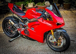 Nhìn thấy Ducati Panigale V4 Superleggera, người Việt độ Panigale V4 S thường "khủng" không thua kém