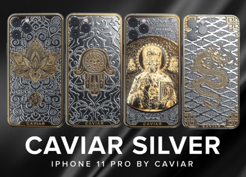 Thương hiệu sang chảnh Caviar mở bán bộ sưu tập iPhone 11 Pro mạ bạc, đính vàng và có thể ngăn chặn Covid-19