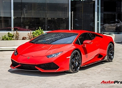 Cận cảnh Lamborghini Huracan màu đỏ thứ ba tại Việt Nam - Chiếc Huracan duy nhất trong nước sơn màu thay vì dán decal