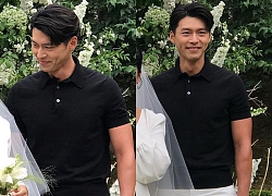 Chị em đang "phát sốt" vì ảnh cận mặt Hyun Bin ở đám cưới toàn sao khủng, đặc biệt là ánh mắt anh dành cho cô dâu