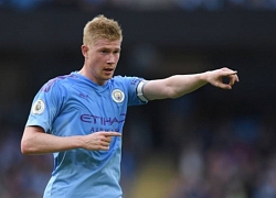 De Bruyne không góp mặt trong TOP 5 đánh giá của Whoscored