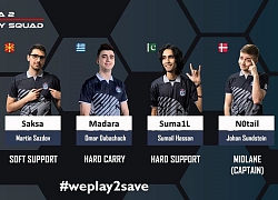 Dota 2: B8, C9 và BOOM 'bay màu' sau ngày khai mạc WeSave! Charity Play