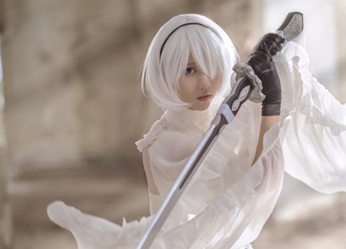 Ngất ngây với cô nàng 2B trong Nier: Automata xinh tựa "thiên thần"