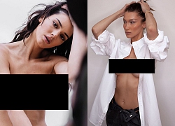 2 siêu mẫu thế hệ mới hot nhất thế giới và sở thích "nghiện hở": Bella mê khoe vòng 1, Kendall Jenner nude luôn 100%