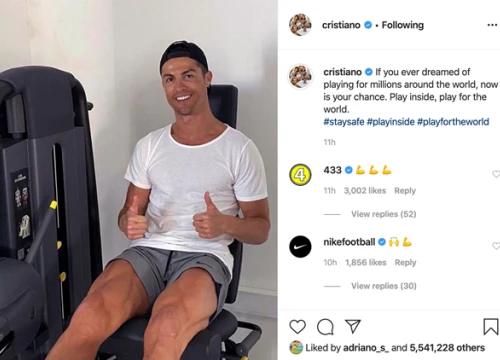 Cristiano Ronaldo chia sẻ cách chỉ các con rửa tay chống dịch Covid-19 cực hay