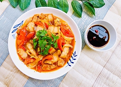 Thịt ba chỉ xào cà chua