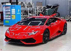 Lamborghini Huracan sơn lại tiêu tốn 100 triệu đồng ở TP.HCM