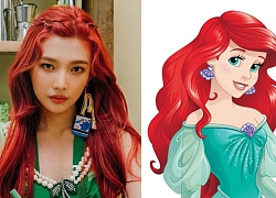 Nhờ stylist quá "lậm" phim hoạt hình, Joy (Red Velvet) bỗng dưng trở thành công chúa Disney đời thực tới gần chục lần