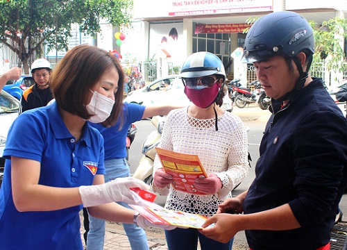 Đắk Lắk thành lập 222 đội hình Thanh niên tình nguyện ứng phó Covid-19