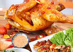 Nhạt miệng, mẹ làm món gà nướng thơm ngon, cả nhà ai cũng ăn không biết chán