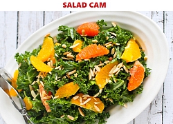 2 bước xong ngay món salad cam cung cấp vitamin C trong ngày hanh khô