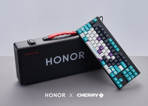 Chán bán điện thoại, Honor chuyển sang làm bàn phím cơ: Switch Cherry MX, màu sắc loè loẹt, giá 6 triệu đồng