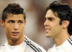 Kaka gạt Cristiano Ronaldo khỏi vị trí đồng đội hay nhất