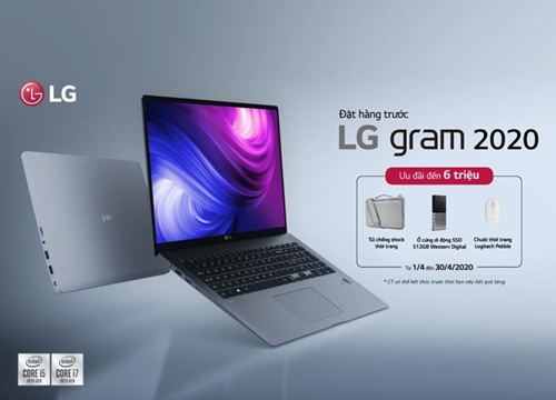 LG Gram 2020 mỏng nhẹ và sang trọng, thách thức các đối thủ cùng phân khúc