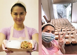 Marian Rivera nấu 200 suất cơm hỗ trợ đội ngũ y tế chống dịch