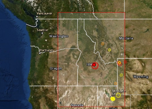 Mỹ: Động đất có độ lớn 6,3 làm rung chuyển khu vực Nam Idaho