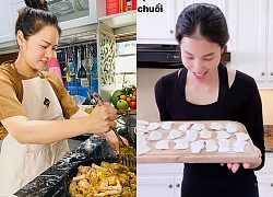 Nhật Kim Anh, Phạm Hương trổ tài vào bếp