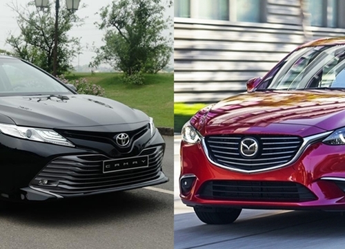 Toyota Camry 2.0G và Mazda6 Premium - cuộc chiến sedan D giá 1 tỷ đồng