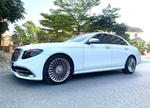 Dân chơi Nghệ An kỳ công lột xác Mercedes-Benz E 300 AMG thành Maybach sang chảnh, dân tình thi nhau 'ném đá' chỉ vì một điều