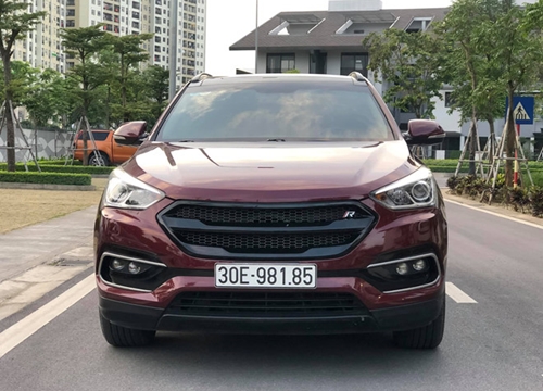 Hyundai SantaFe 2017 máy dầu giá hơn 950 triệu đồng sau 3 năm sử dụng