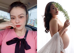 Không tăng cân nhiều khi mang bầu lần 2, Hải Yến idol lần đầu chụp ảnh bán nude