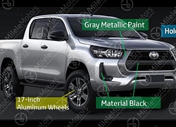 Lộ diện thiết kế Toyota Hilux 2021