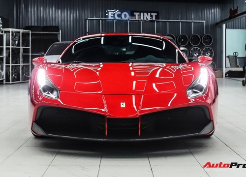 'Siêu ngựa' Ferrari 488 GTB SVR tiếp tục được lột xác dưới bàn tay của thợ độ Việt - Động cơ tăng 100 mã lực