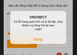 Công ty chứng khoán VNDirect gặp sự cố, nhà đầu tư không thể đặt lệnh mua, bán