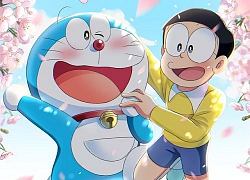 Bộ tranh Doraemon và bè bạn siêu đáng yêu dành cho các fan hâm mộ mèo máy