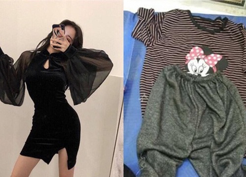 Lại thêm cô gái lên mạng mua bộ jumpsuit "sang chảnh" nhận về chiếc áo ngắn cũn cỡn, na ná của bà bầu