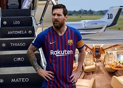 Siêu máy bay gặp sự cố của Messi khủng cỡ nào, có bằng của Ronaldo?