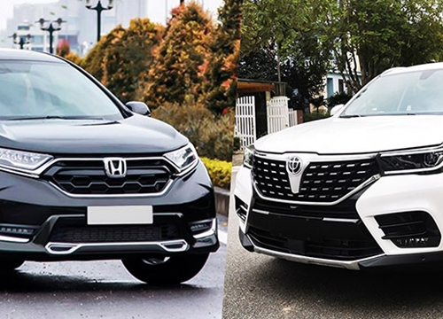 So sánh hai mẫu xe Honda CR-V và Brilliance V7 có những gì khác biệt