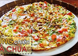 10 phút xong ngay trứng chiên cà chua đơn giản cho bữa sáng